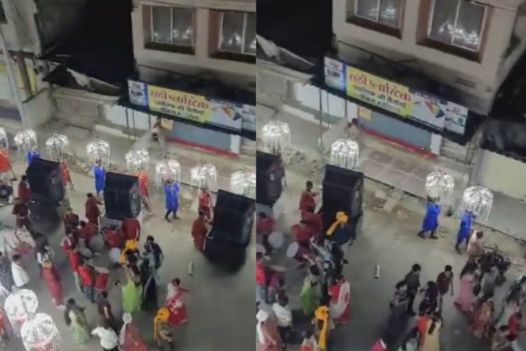 Viral Video: Indore Baraatis Dance Amid Coolers Installed on Road to Beat the Heat