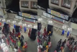 Viral Video: Indore Baraatis Dance Amid Coolers Installed on Road to Beat the Heat
