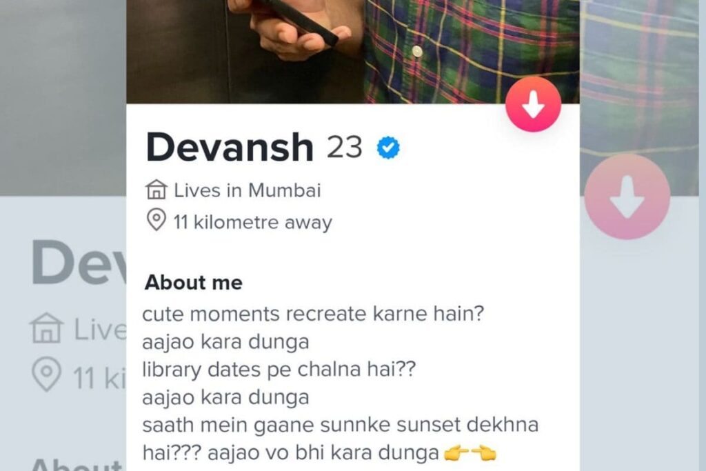 Man's Dating App Bio Takes Inspiration from Viral 'Flat Dikha Dunga' Reel and it's Genius