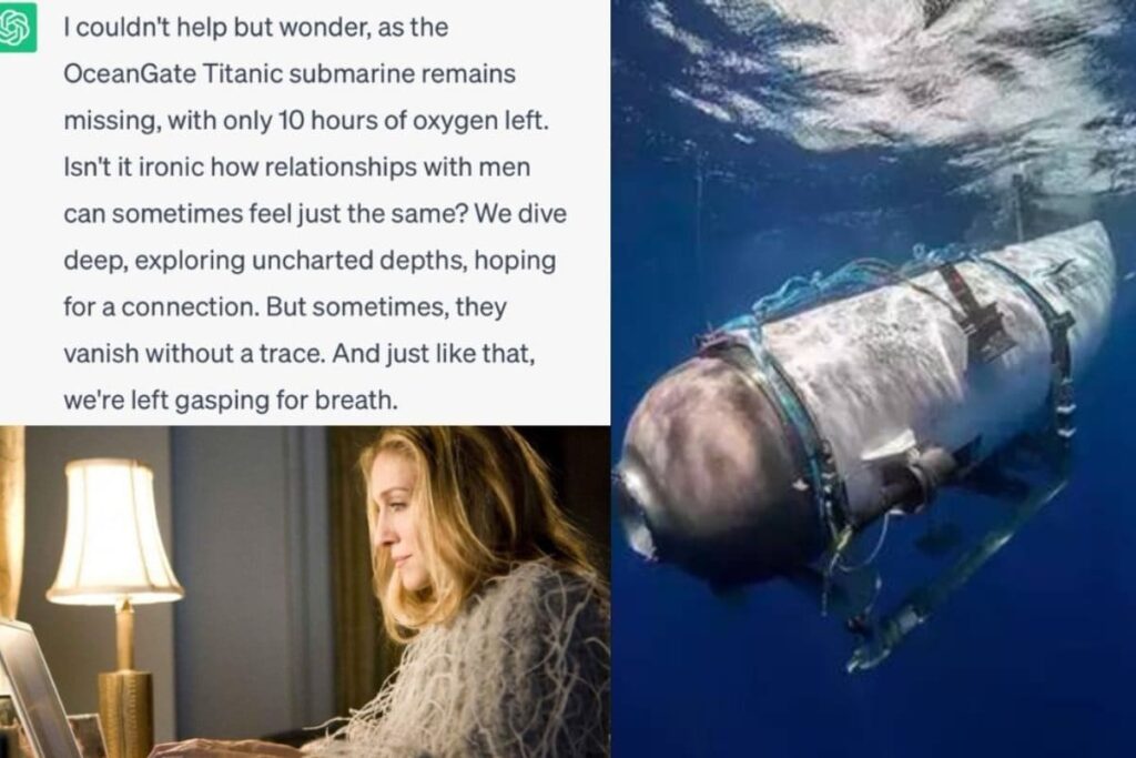 ChatGPT Version of Titan Submarine Tragedy in Carrie Bradshaw's Voice Looks Straight Out of Show