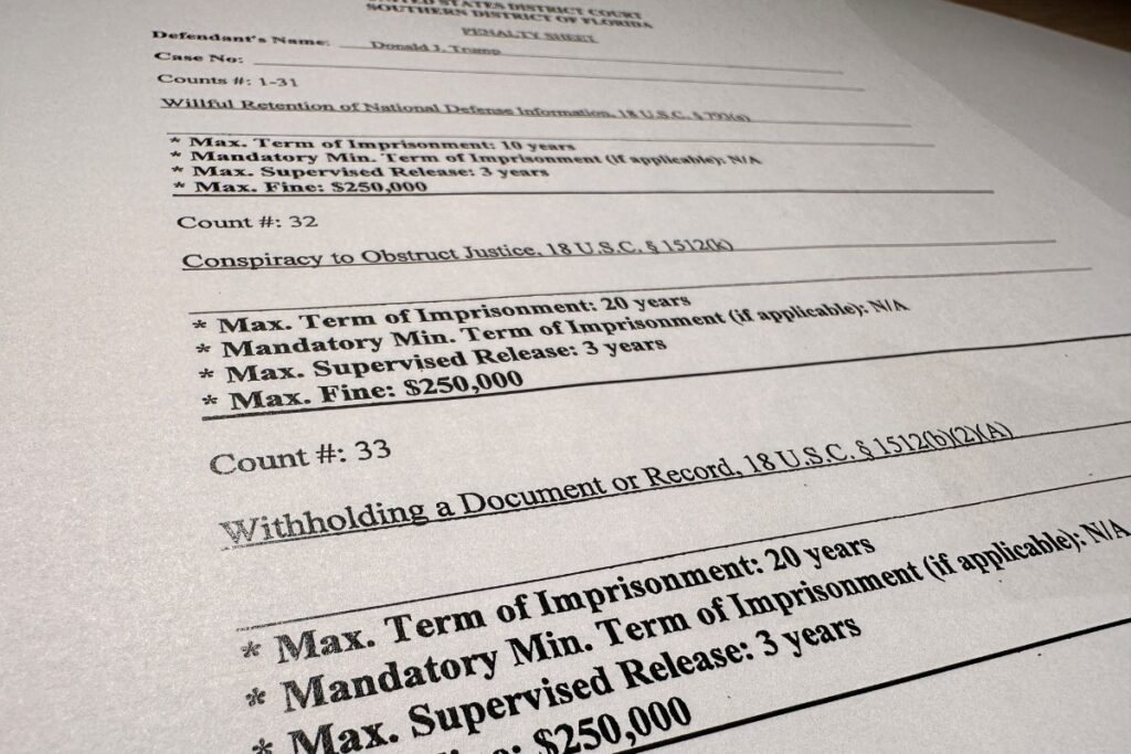 Donald Trump Indicated: What Are the Charges in Classified Documents Case?