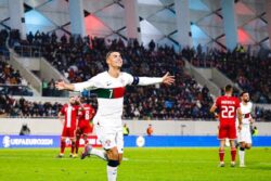 Cristiano Ronaldo Says He will 'Never Give Up' Playing for Portugal