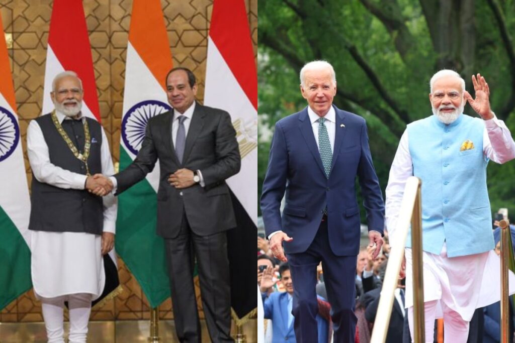 PM Modi Returns to Delhi after Concluding his State Visits to US and Egypt 