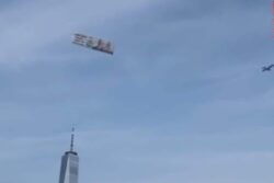 Banner-Laden Airplane Welcomes PM Modi in New York on His First Day of US Visit