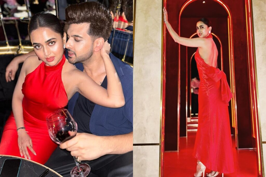Tejasswi Prakash Wore A Stunning Red Backless Dress Worth Rs. 19.5k For Her Birthday, More Details Inside