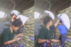 Video Shows Woman’s Incredible Speed While Inspecting Rice Sacks