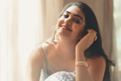 Actress Shivathmika Rajashekar Looks Regal In Lavender Lehenga, See Pics