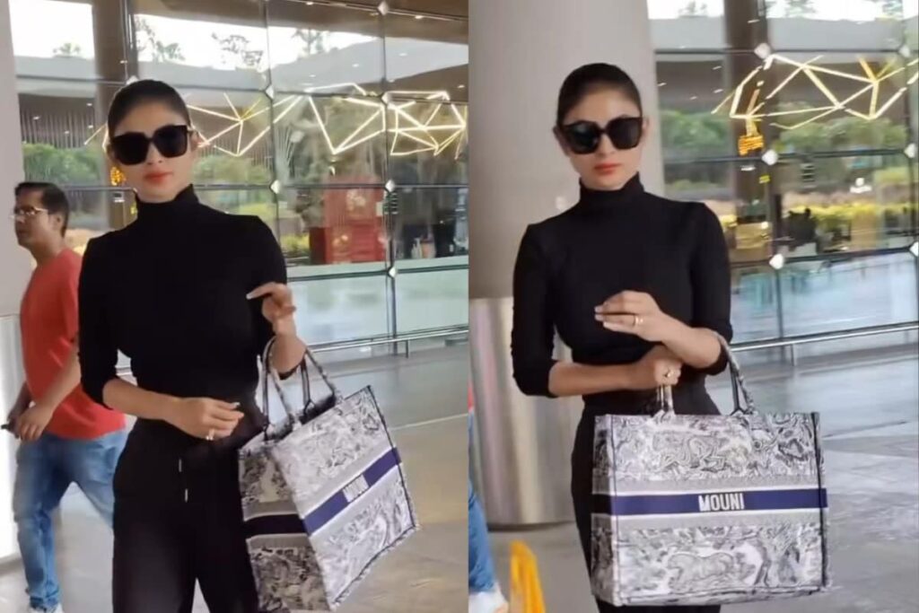 Mouni Roy Shows Off A Rs. 3,00,000 Tote Bag At The Airport, Fans Have The Most Hilarious Reaction