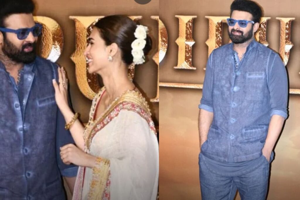 Throwback To When Adipurush Star Prabhas Looked Dapper In Blue Look During The Promotions Of The Film