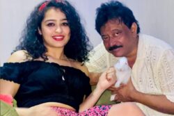 Telugu Actress Apsara Rani Visits Ram Gopal Varma's New Office in Hyderabad
