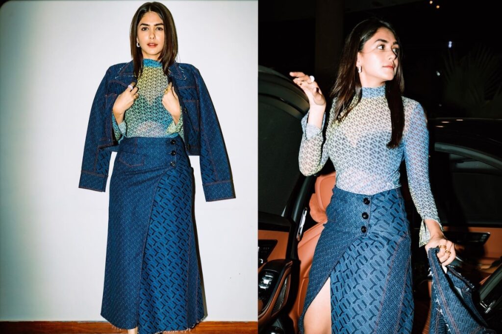Sheefa J Gilani Decodes Mrunal Thakur's Latest Stunning Denim-On-Denim Look| Exclusive
