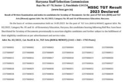 HSST TGT 2023 Results Out: How And Where to Check
