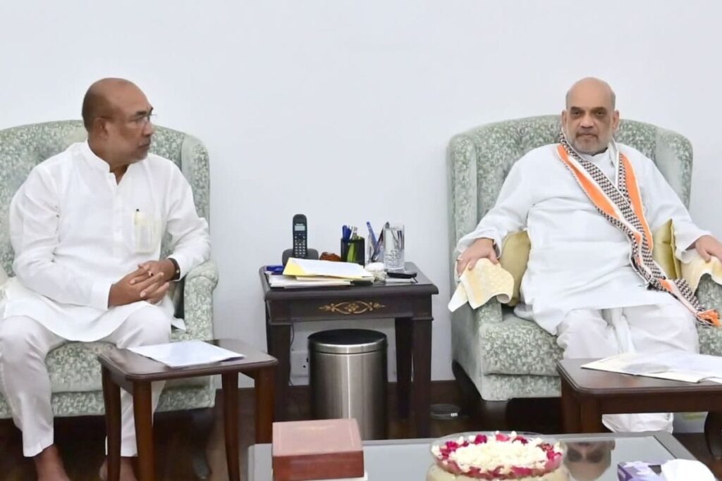 Manipur CM Briefs Amit Shah About 'Evolving Situation'; Says Centre, State Controlled Violence to 'Great Extent'