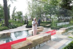 PM Modi in US: Pays Tributes to Fallen UN Peacekeepers at Wall of Peace