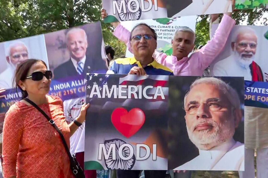 Amid 'Modi, Modi' Chants, Indian-Americans Hold Unity Marches in Washington, New York Ahead of PM's Visit