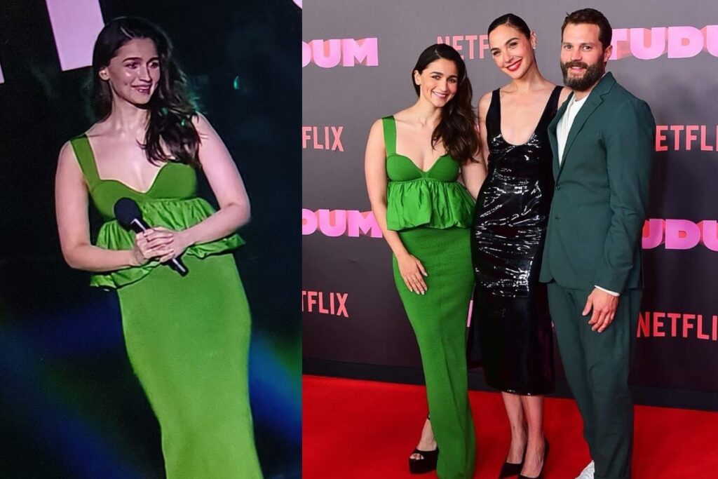 Alia Bhatt Leaves a Piece of Her Heart at Netflix Tudum Event; Stuns in a Herve Leger Top and Skirt