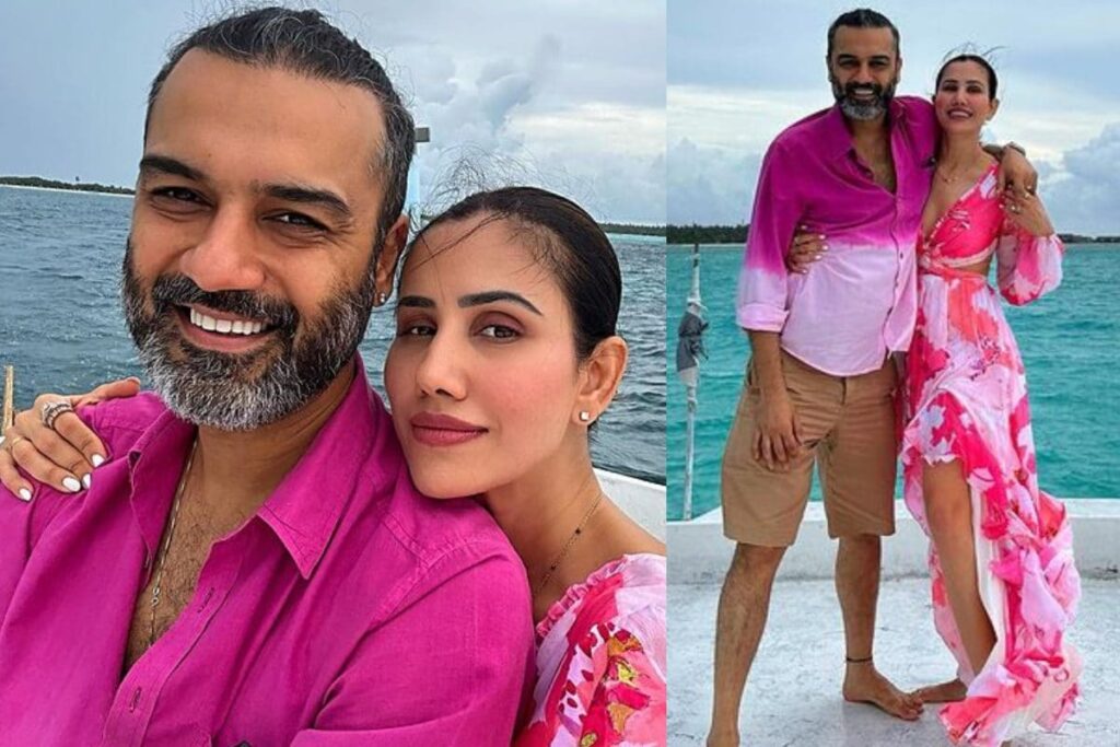 Sonnalli Seygall, Ashesh Sajnani Exude Couple Goals as They Twin in Pink at Honeymoon