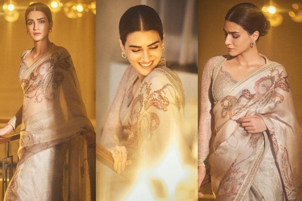 Kriti Sanon Looks Extremely Gorgeous in THIS 1.15 Lakhs Worth Tarun Tahiliani Organza Saree; See Photos