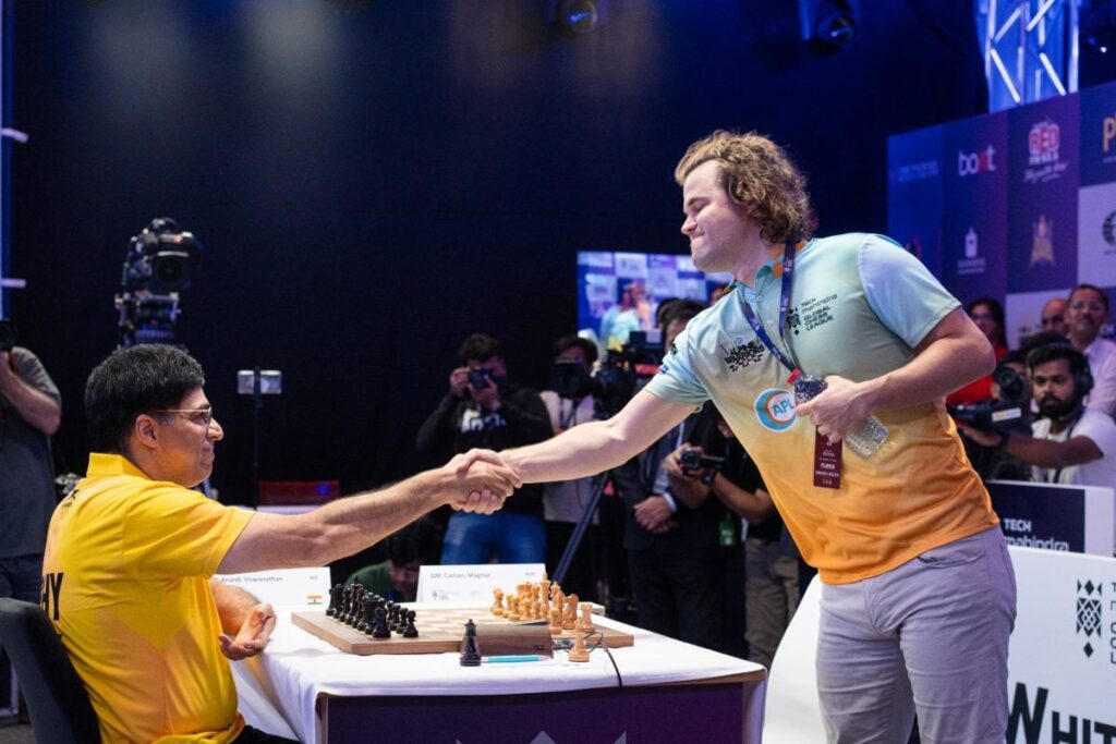 Global Chess League: Magnus Carlsen Beats Viswanathan Anand, Draws With Ian Nepomniachtchi
