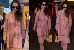 Malaika Arora Ups The Ante In A Lovely Affordable Traditional Ensemble At The Airport, Details Inside