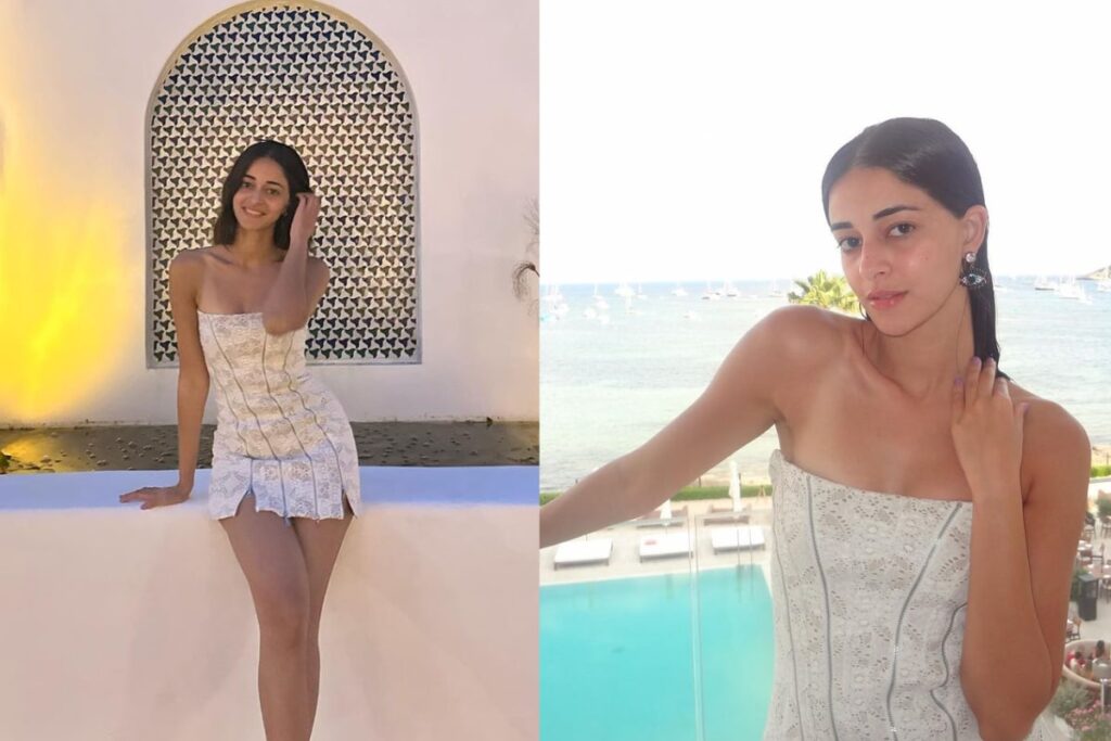 Ananya Panday Paints Ibiza Red In A Pristine White Dress Worth Rs 20, 482; See Pics