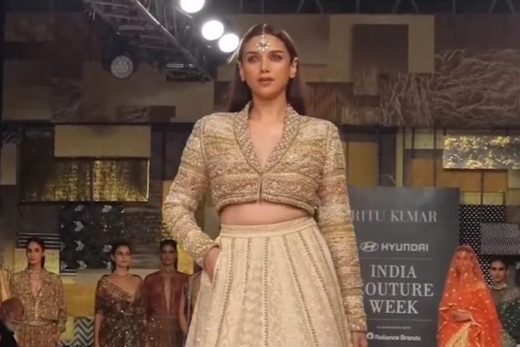 Aditi Rao Hydari Radiates Royalty in Ritu Kumar's Timeless Ensemble