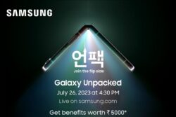 Witness the grand revelation of the next Galaxy and get ready to #JoinTheFlipSide, on July 26, 2023