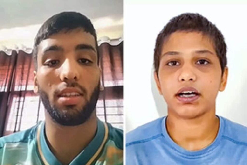 Junior Wrestlers Antim Panghal and Sujeet Kalkal Fight Against Trial Exemptions For Bajrang, Vinesh