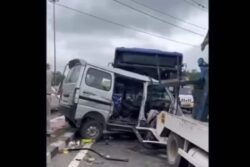 Delhi: 3 Killed, 8 Injured After Van Jumps Road Divider & Collides With Bus | WATCH