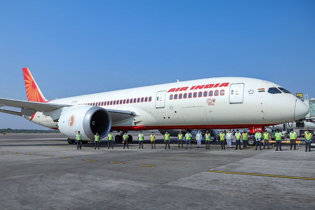 Air India Paris-bound Flight Returns Safely to Delhi After Suspected Tyre Burst