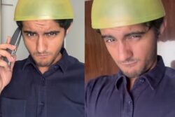 Man With Bowl On Head Pretending to Be Akshaye Khanna is Hilarious and We are Here for it