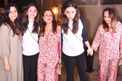 Alia Bhatt Steps Out On a Dinner Date With Mom Soni Razdan and Sister Shaheen Bhatt; Photos