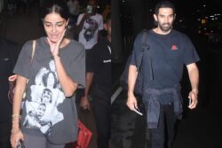 Ananya Panday, Aditya Roy Kapur AVOID Paps But Can't Stop Blushing As They Return from Vacay; Watch