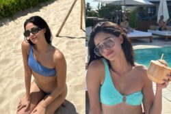 Ananya Panday Rocks A Blue Bikini In Her Spain Photo Dump; Netizens Search For Aditya Roy Kapur