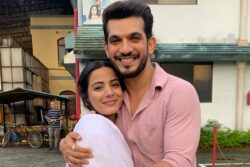 Arjun Bijlani And Nikki Sharma's Commitment Steals The Show Amid Heavy Rain In Mumbai