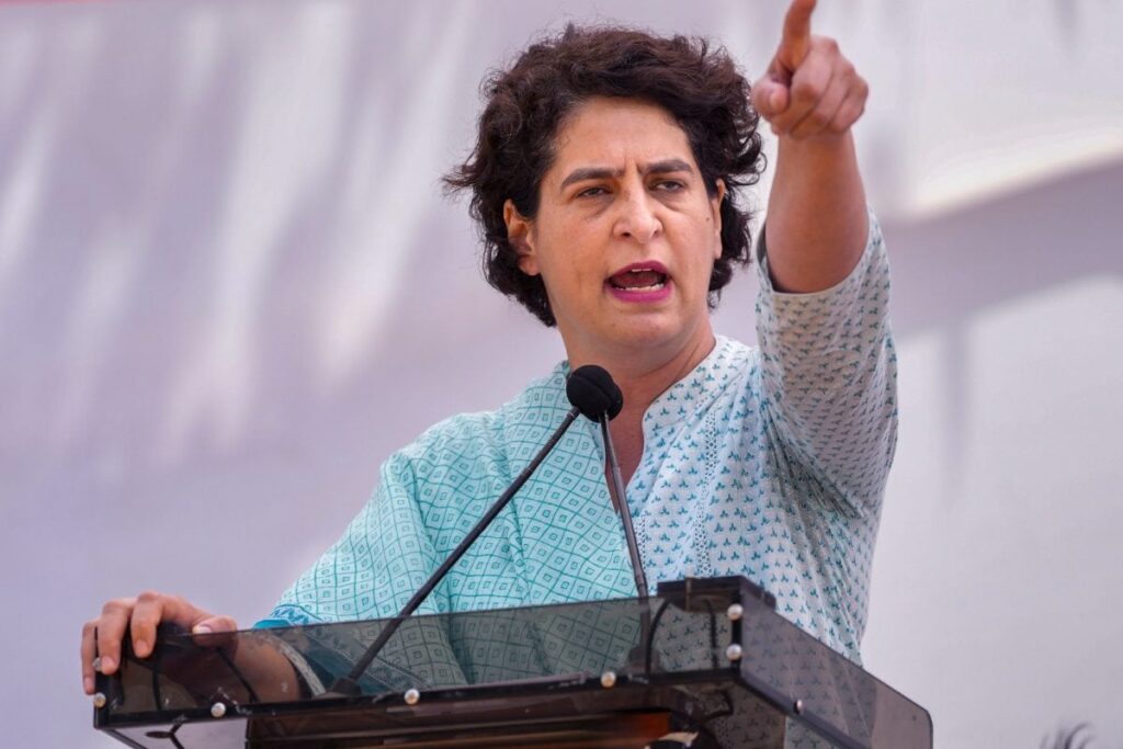 Massive Wave of Change Prevailing in Poll-bound MP, Says Priyanka; Slams BJP Govt on Corruption, Price Rise