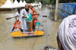 Powerlifter-turned-shooter Gaurav Sharma Distributes Food Items to Flood-affected People in Delhi