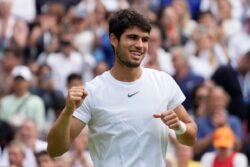 WATCH: Fan Gifts Carlos Alcaraz Real Madrid Jersey After Win Over Holger Rune at Wimbledon 2023