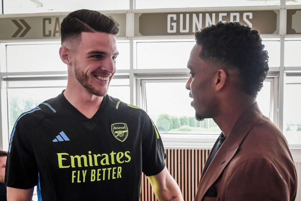 'Looking Forward to Enjoying Few Trophies Together': Declan Rice, Jurrien Timber Join Up With Arsenal Squad