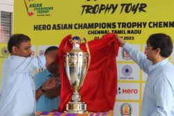 Asian Champions Trophy Chennai 2023: Pass the Ball Trophy Tour Reaches Kalinga Stadium
