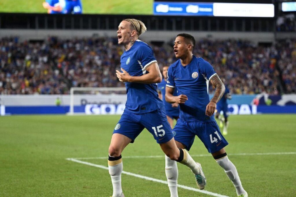 WATCH: Chelsea's Mykhailo Mudryk, Christopher Nkunku, Conor Gallagher, Nicolas Jackson All Net in Seven Goal Thriller Against Brighton