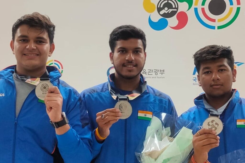 ISSF World Junior Championship: Indian Men’s Trap Team Claims Silver in Korea