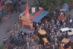 Northeast Delhi: Temple, Dargah Razed in Demolition Drive in Bhajanpura Amid Tight Security