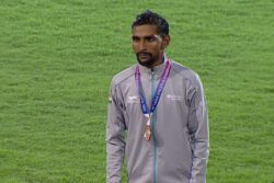 Abhishek Pal Bags Bronze In10000m Walk For India In The Asian Athletics Championship