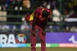 West Indies out of world cup 2023 scotland 7 wickets gambhir sehwag react WI vs SCO