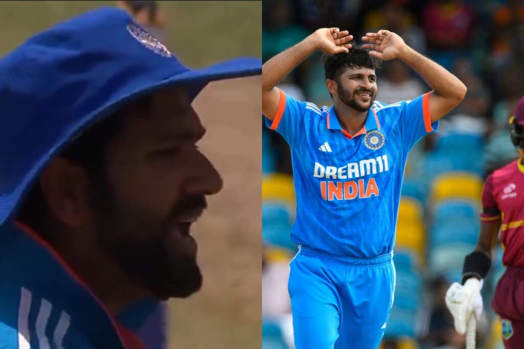 Rohit Sharma Yells at Shardul Thakur, India Captain Fumes in Anger After All-rounder's Sloppy Fielding | WATCH