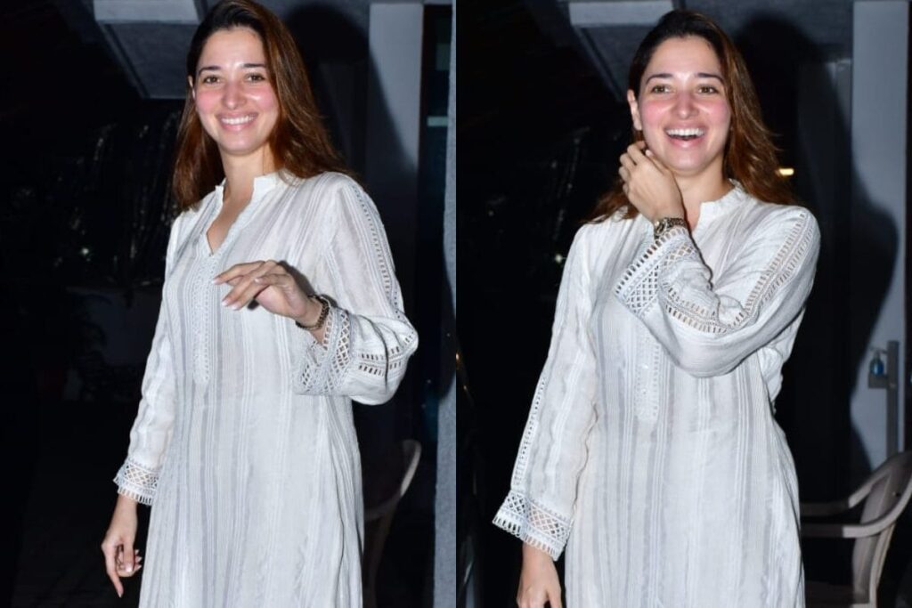 Tamannaah Bhatia Gets Papped Outside Sanjay Leela Bhansali Office, Fans Wonder If A Film Is In The Talks