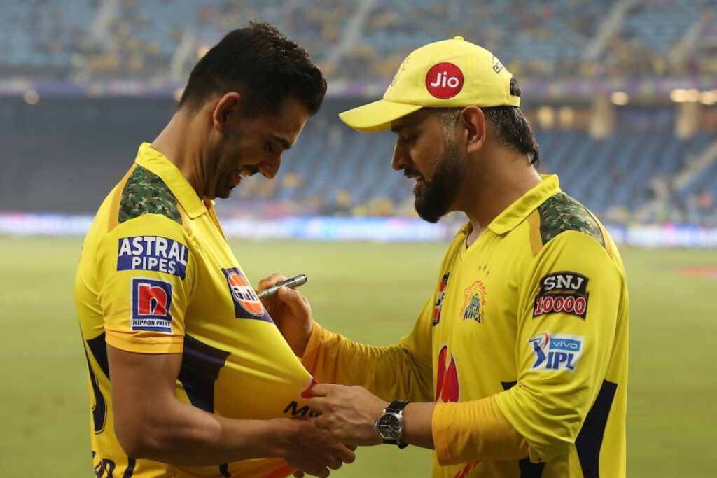 MS Dhoni Continues Bromance With Deepak Chahar, Says 'In My Lifetime I Won't See Him Matured'