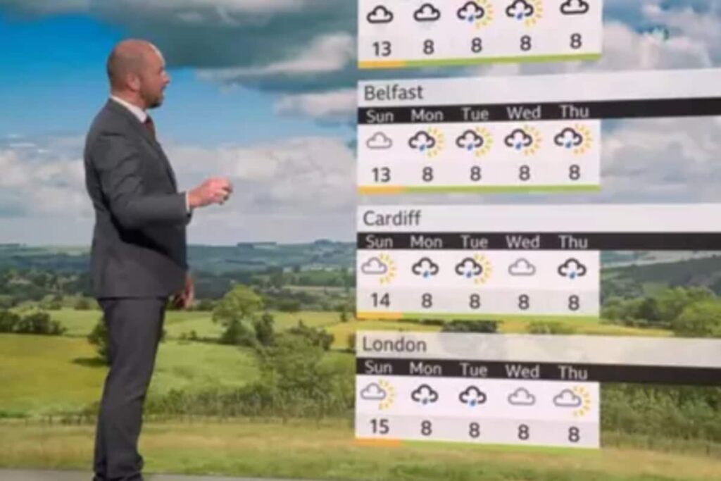 BBC Apologises For Weather Forecast Glitch That Showed 7°C In UK