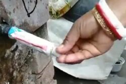 This Toothpaste Tube Used As Water Tap Is Desi Jugaad At Its Best